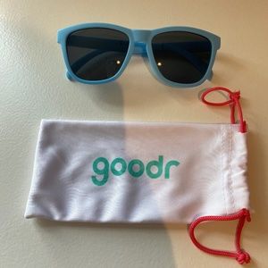NWOT Goodr OG Sunglasses Light Blue (Frank's Llama Land Ditty)